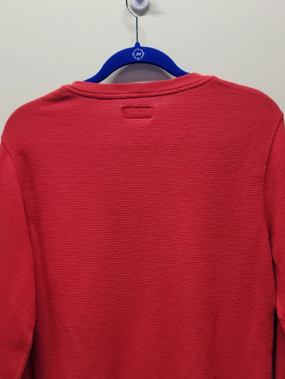 Polo by Ralph Lauren Red V-Neck Sweater with Navy Pony Men's Sz Medium